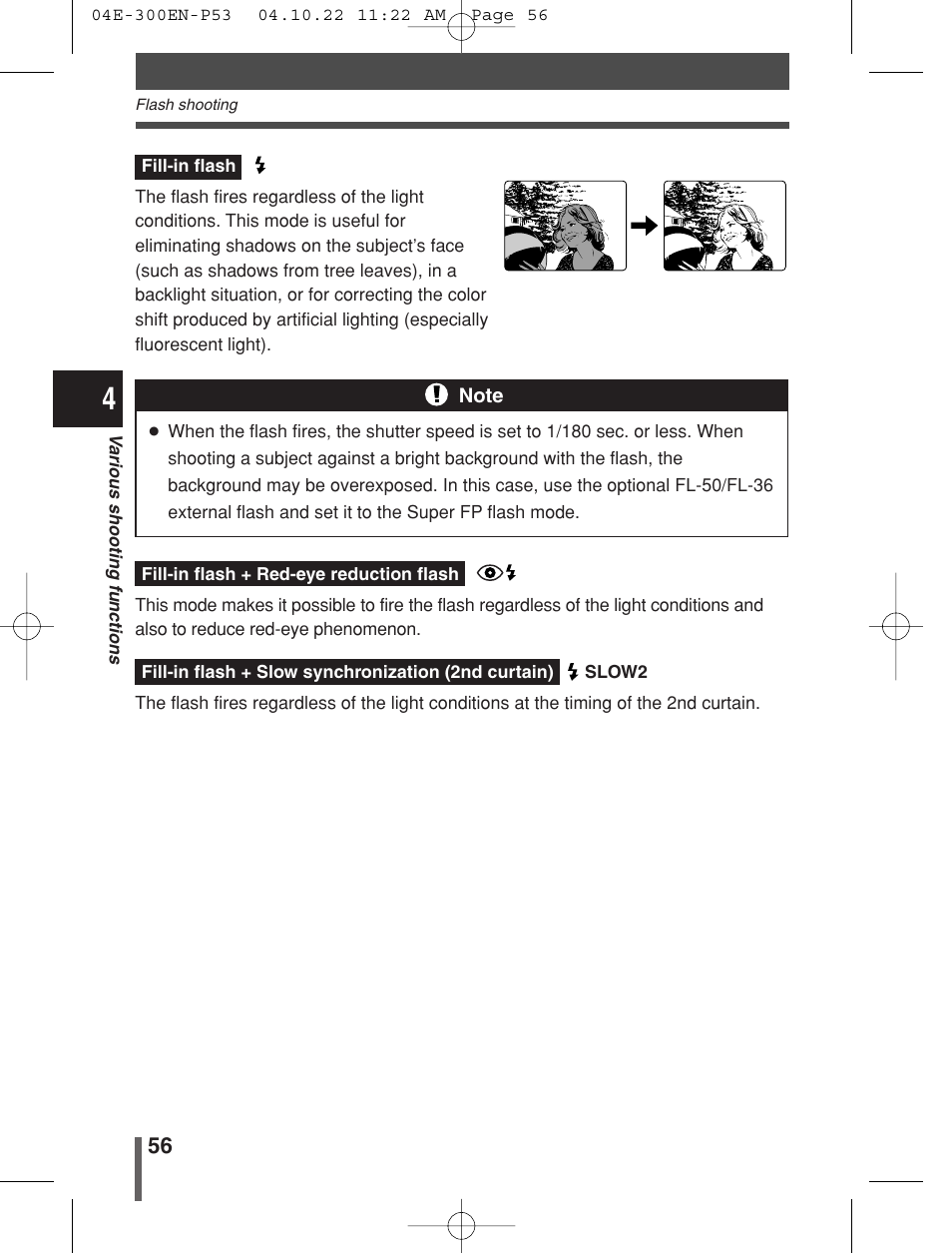 Olympus EVOLT E-300 User Manual | Page 56 / 212