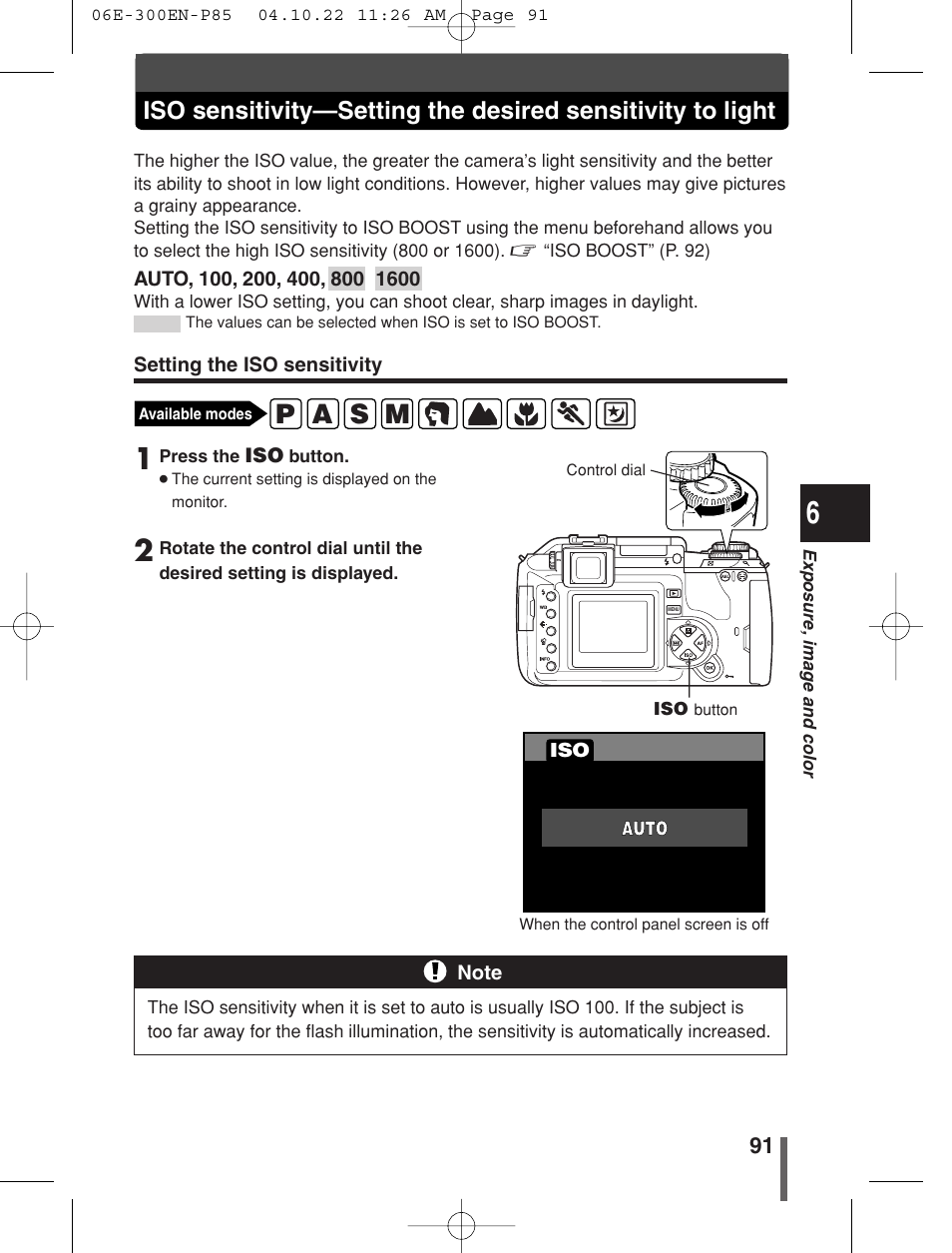 P a s m | Olympus EVOLT E-300 User Manual | Page 91 / 212