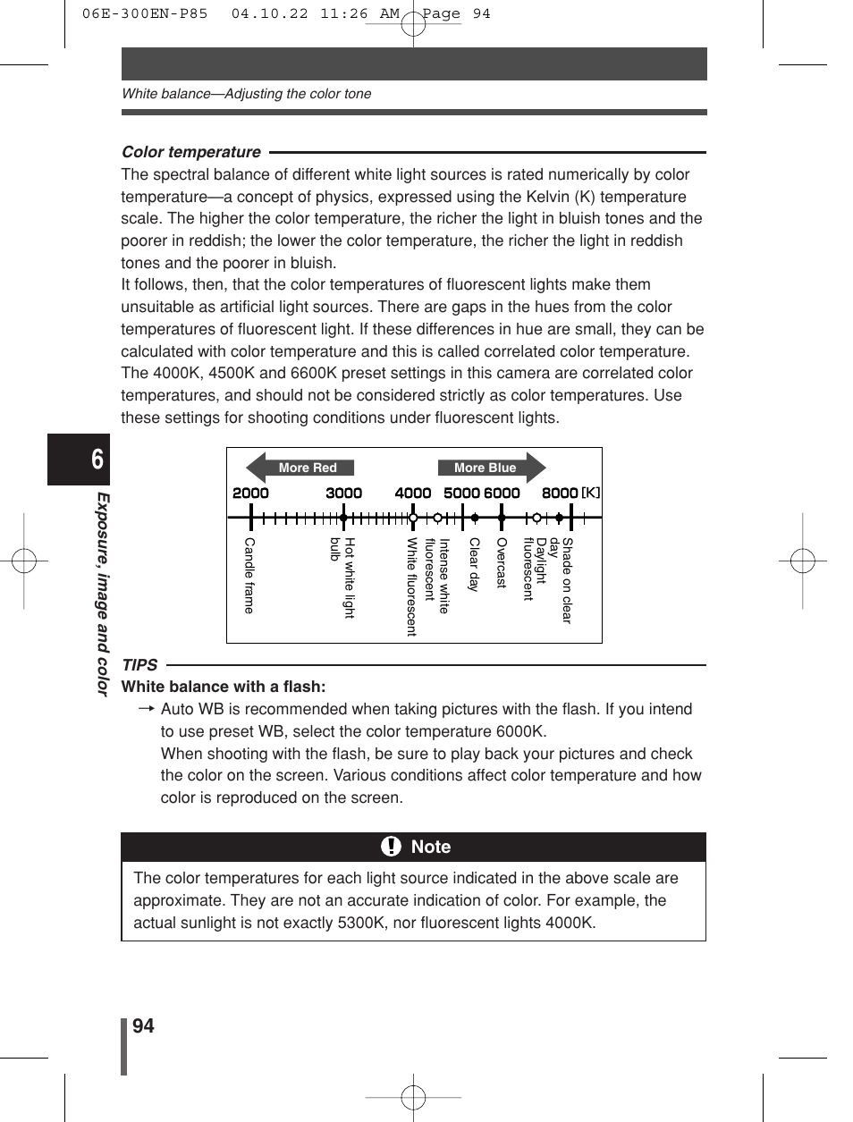 Olympus EVOLT E-300 User Manual | Page 94 / 212