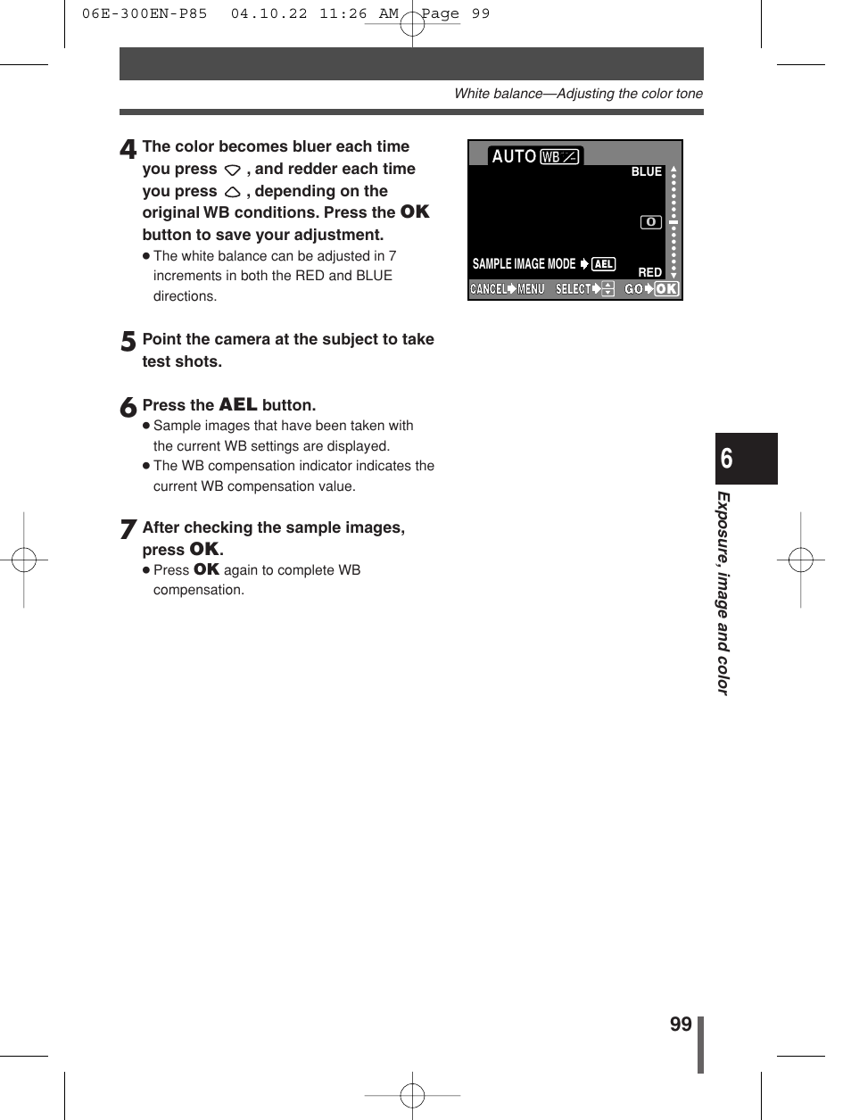 Olympus EVOLT E-300 User Manual | Page 99 / 212