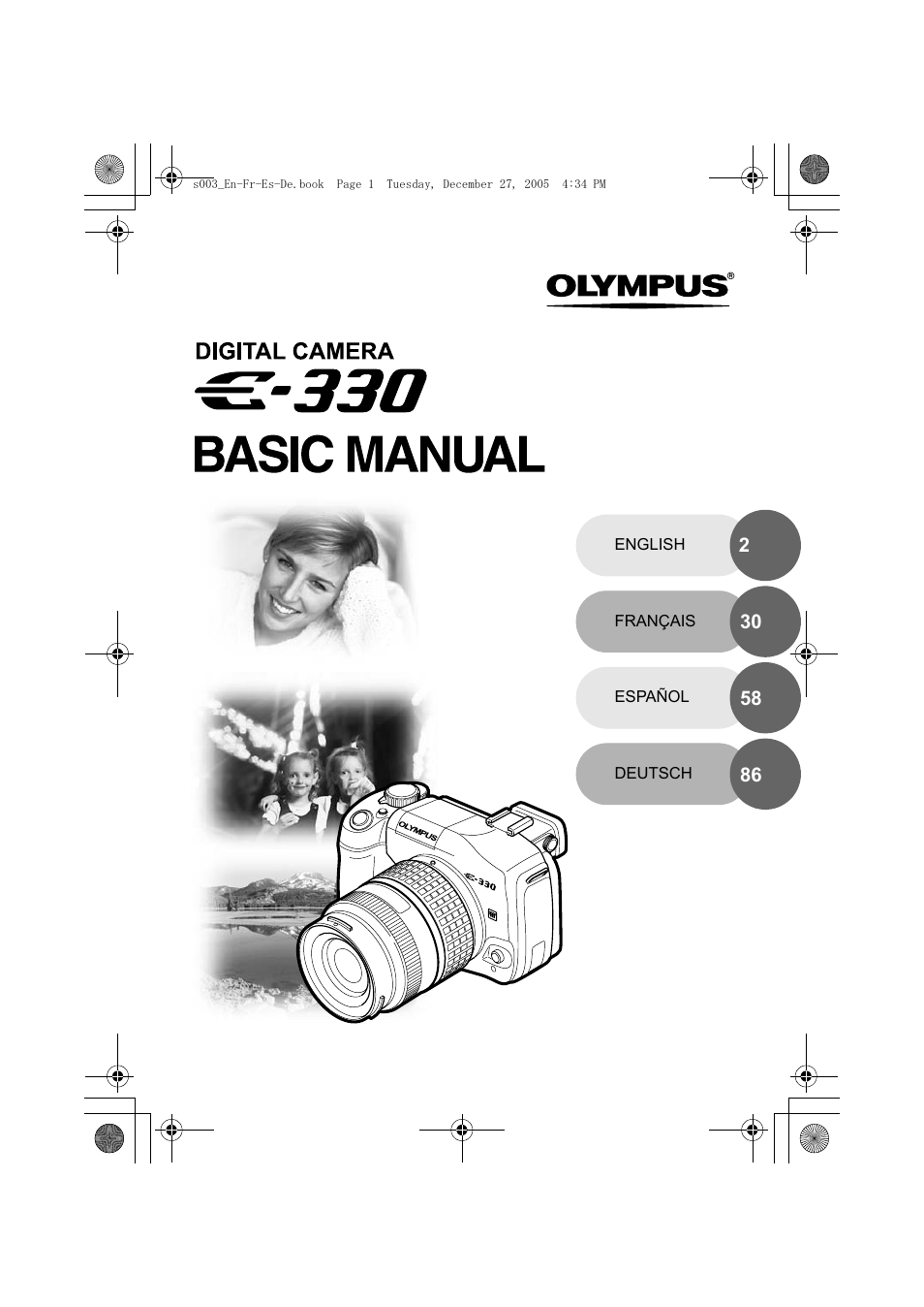 Olympus EVOLT E-330 User Manual | 116 pages