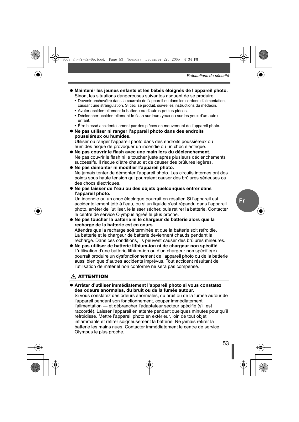 Olympus EVOLT E-330 User Manual | Page 53 / 116