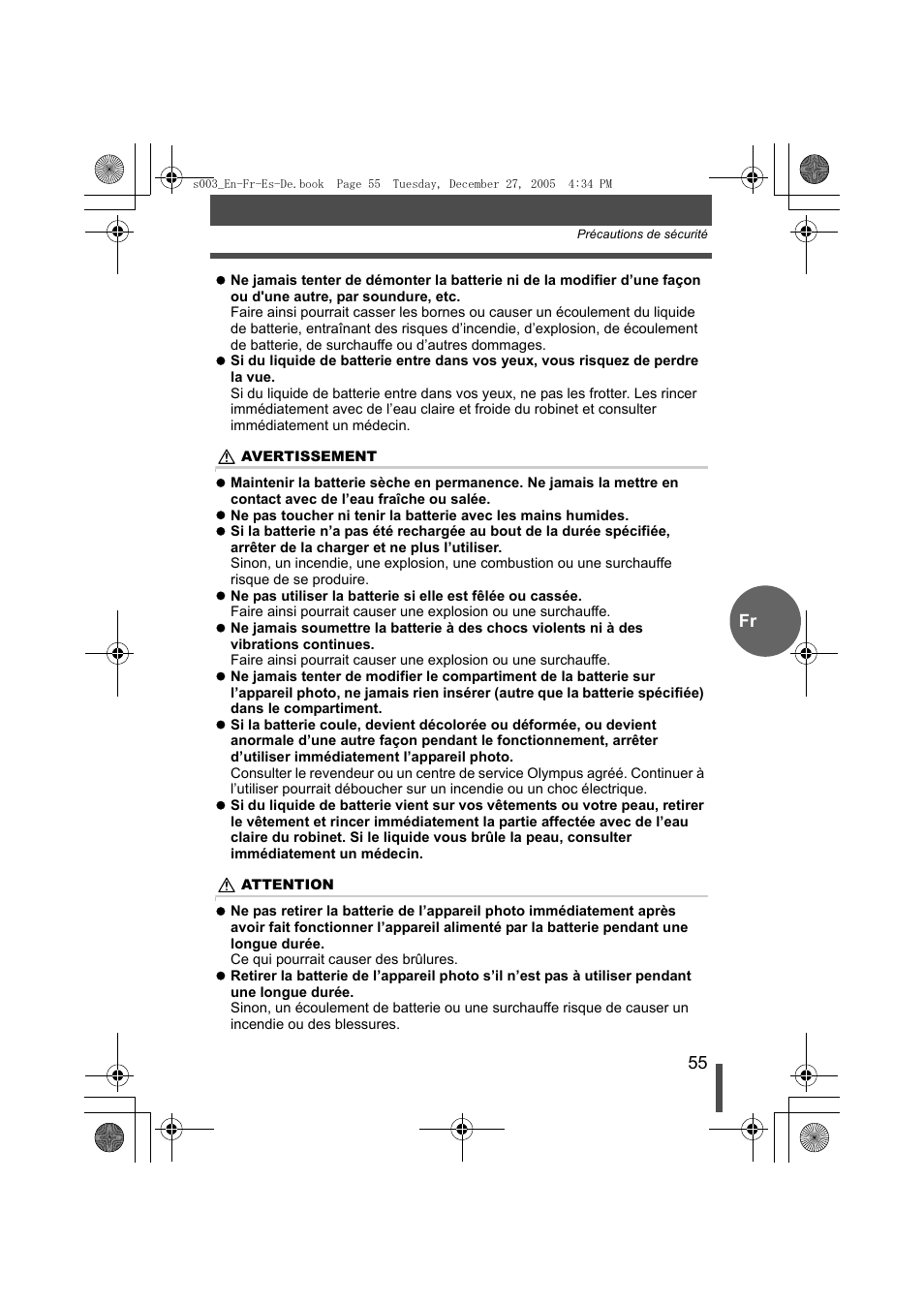 Olympus EVOLT E-330 User Manual | Page 55 / 116