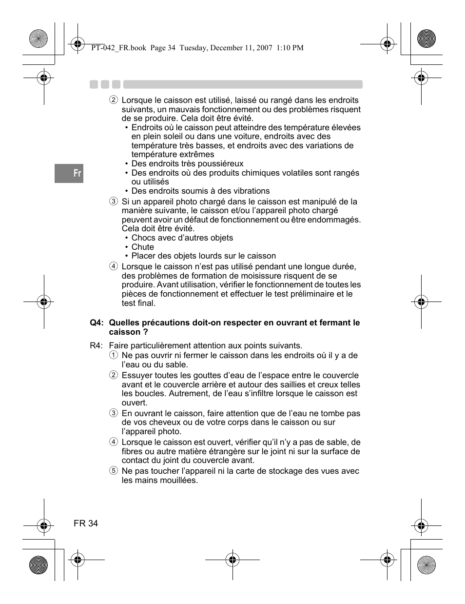 Olympus PT-042 User Manual | Page 110 / 268
