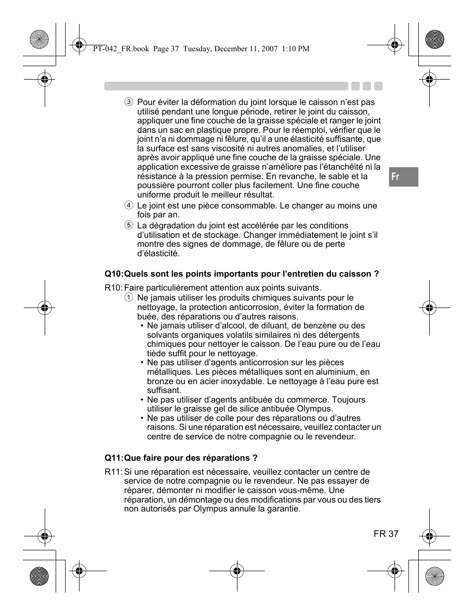 Olympus PT-042 User Manual | Page 113 / 268
