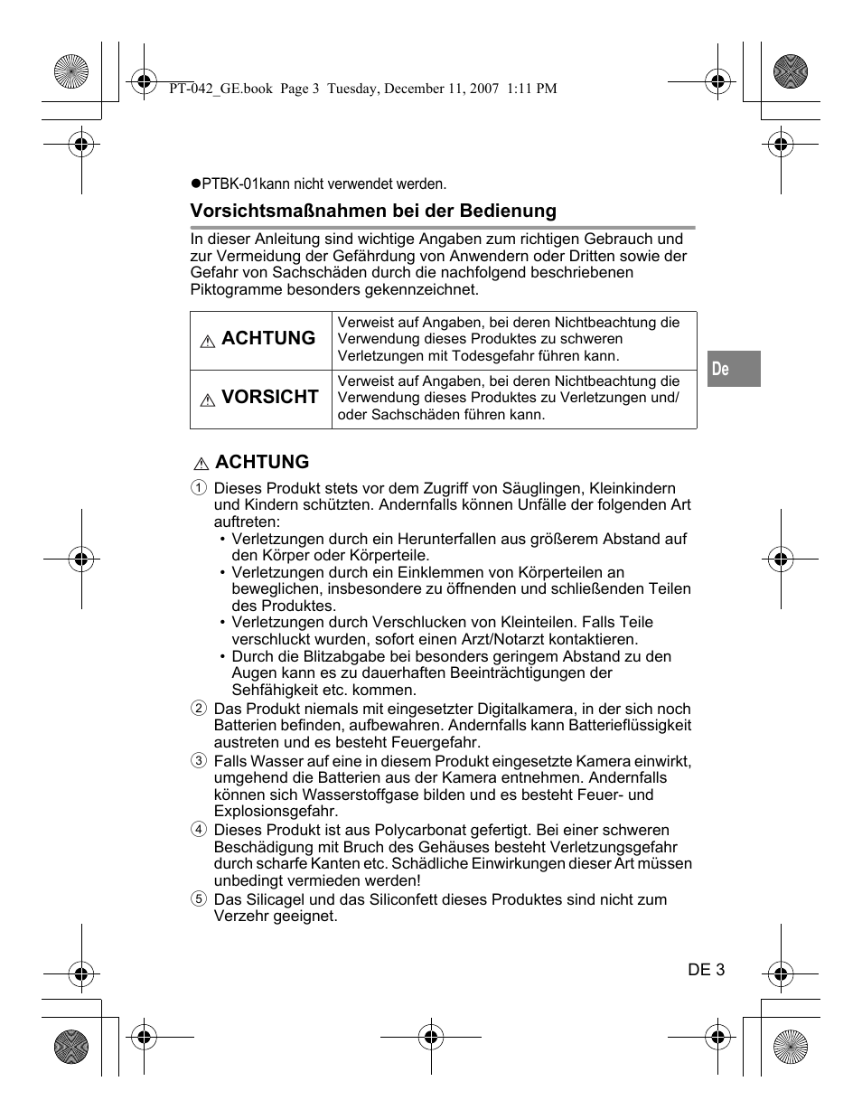 Olympus PT-042 User Manual | Page 117 / 268