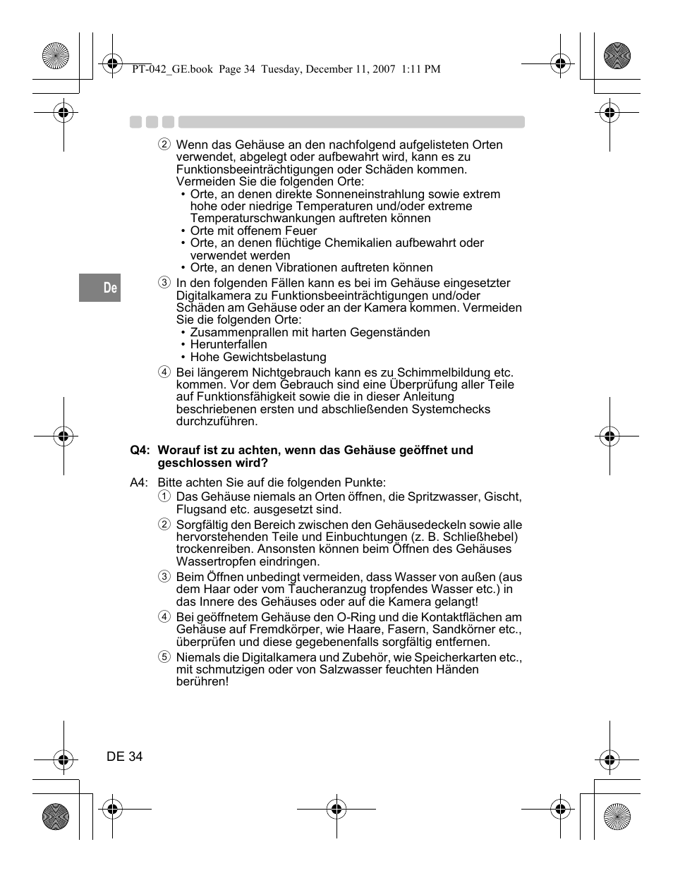Olympus PT-042 User Manual | Page 148 / 268