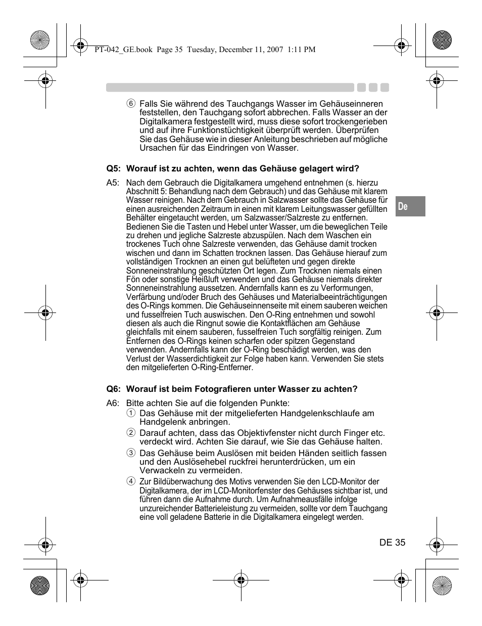 Olympus PT-042 User Manual | Page 149 / 268