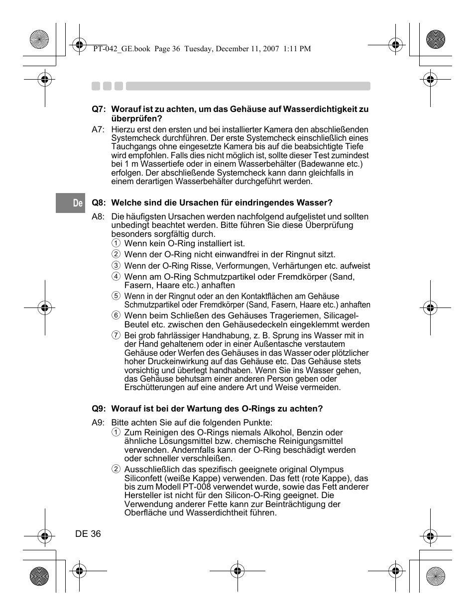 Olympus PT-042 User Manual | Page 150 / 268