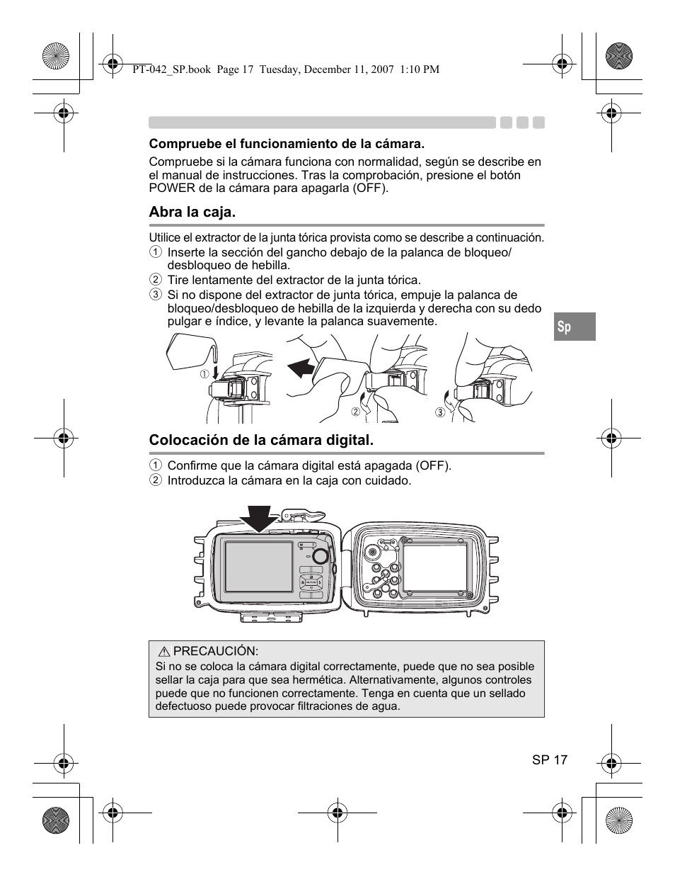 Olympus PT-042 User Manual | Page 169 / 268