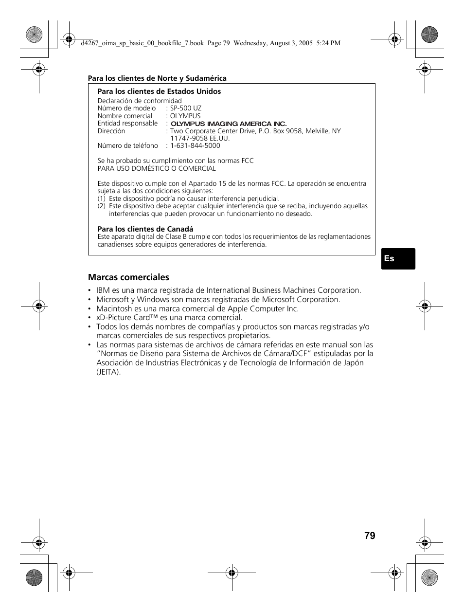 Olympus SP-500 UZ User Manual | Page 79 / 84