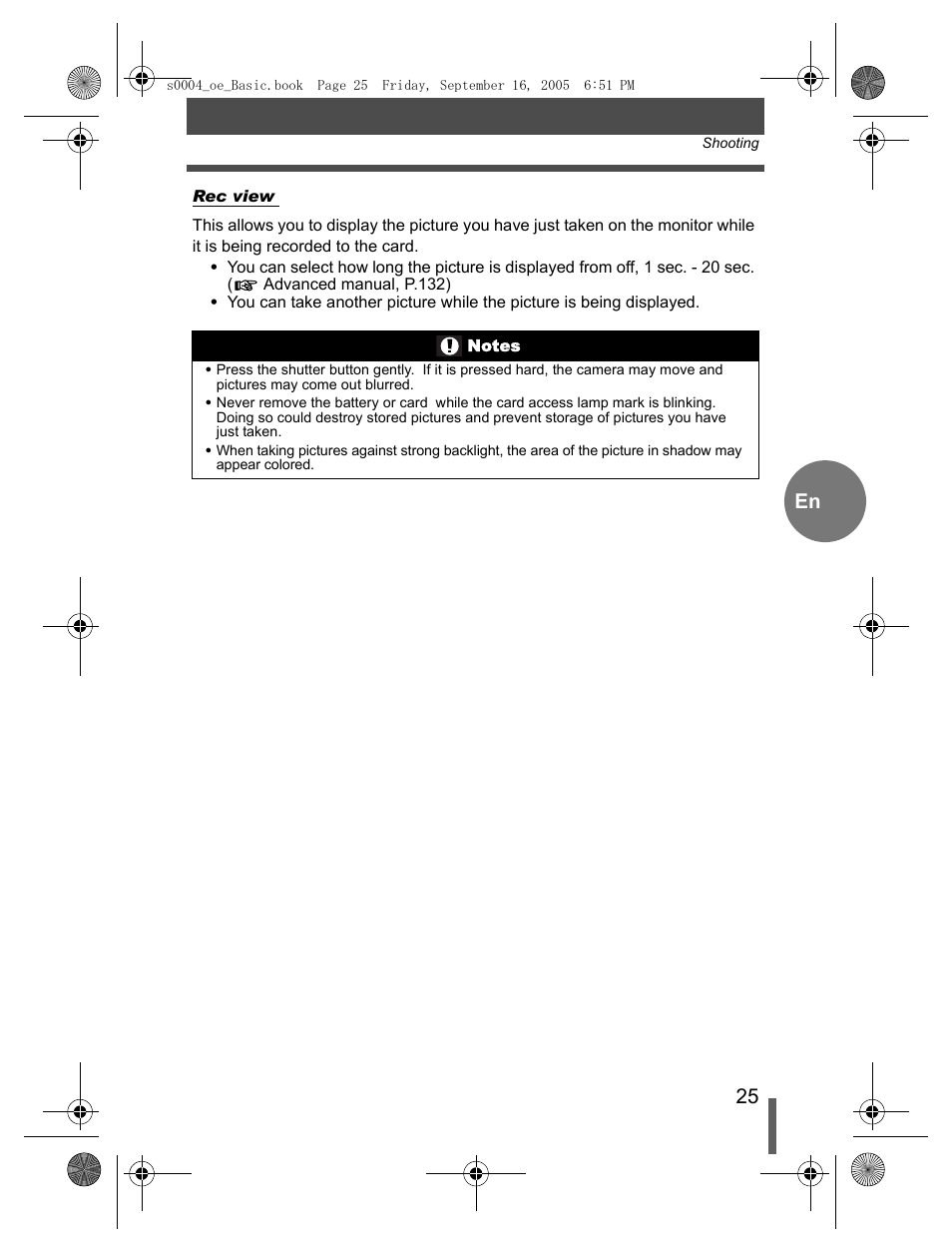 Olympus EVOLT E-500 User Manual | Page 25 / 116