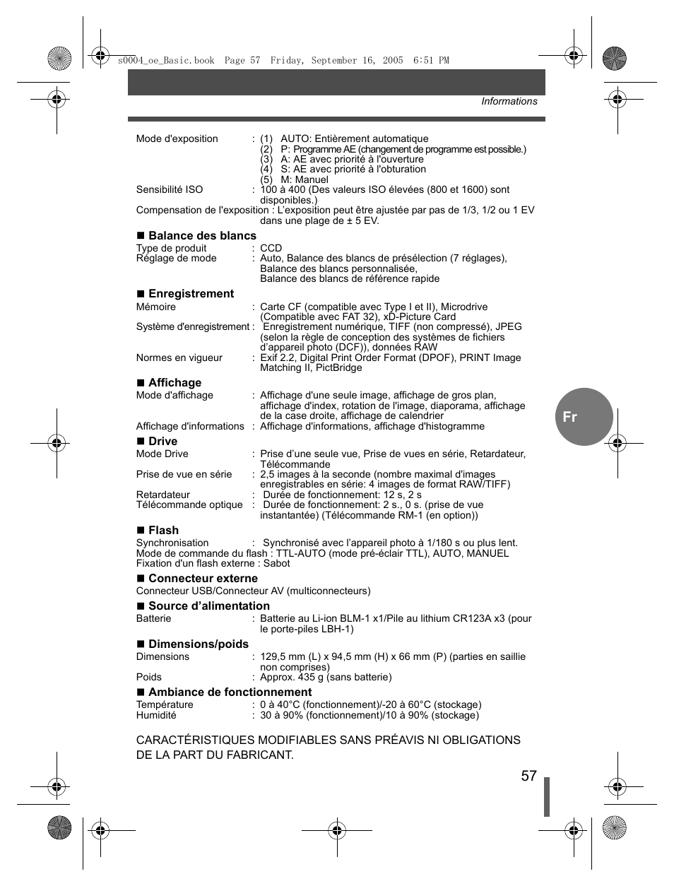 Olympus EVOLT E-500 User Manual | Page 57 / 116