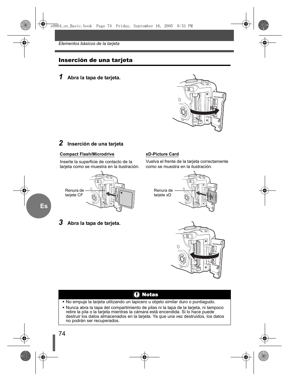 Olympus EVOLT E-500 User Manual | Page 74 / 116