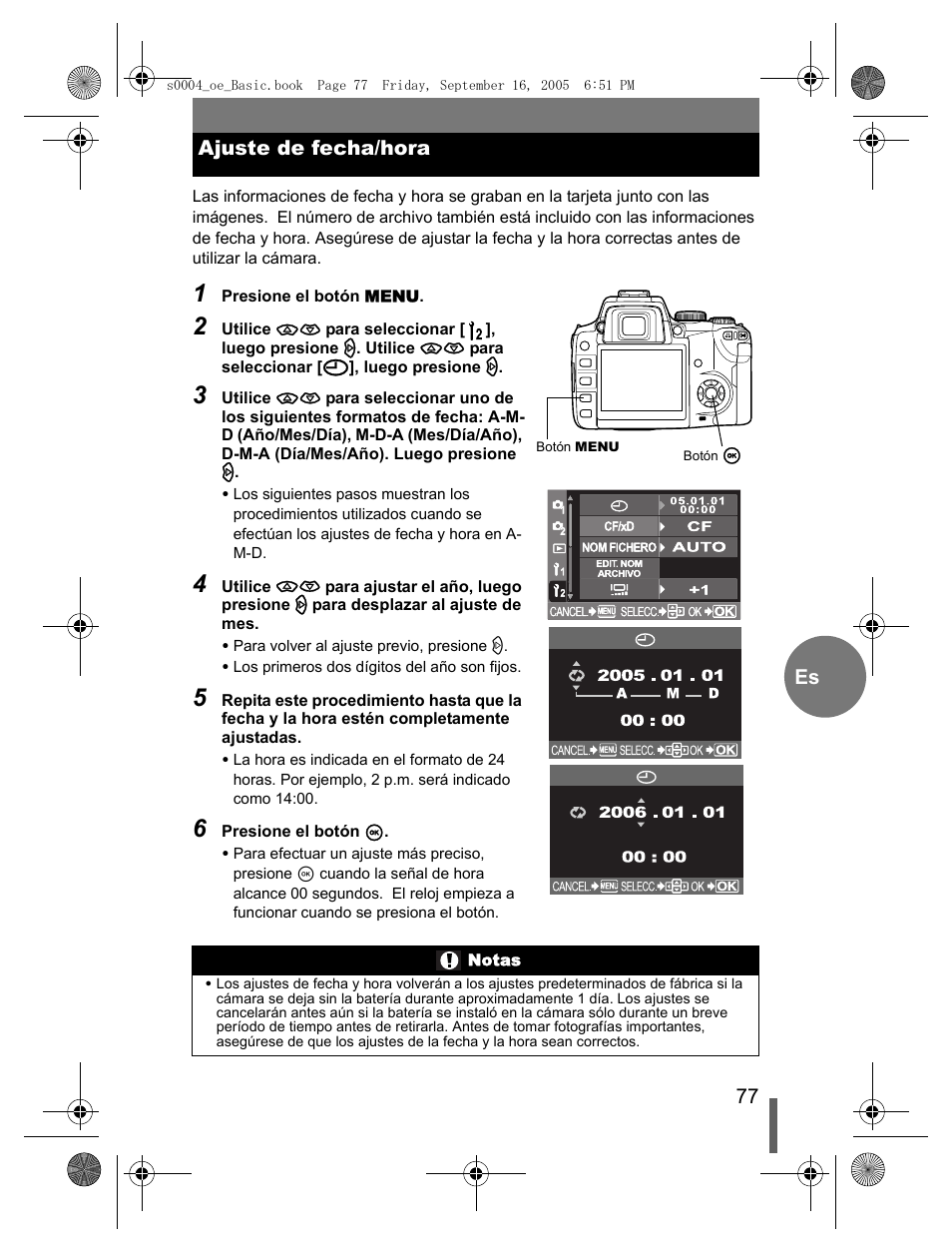 Olympus EVOLT E-500 User Manual | Page 77 / 116