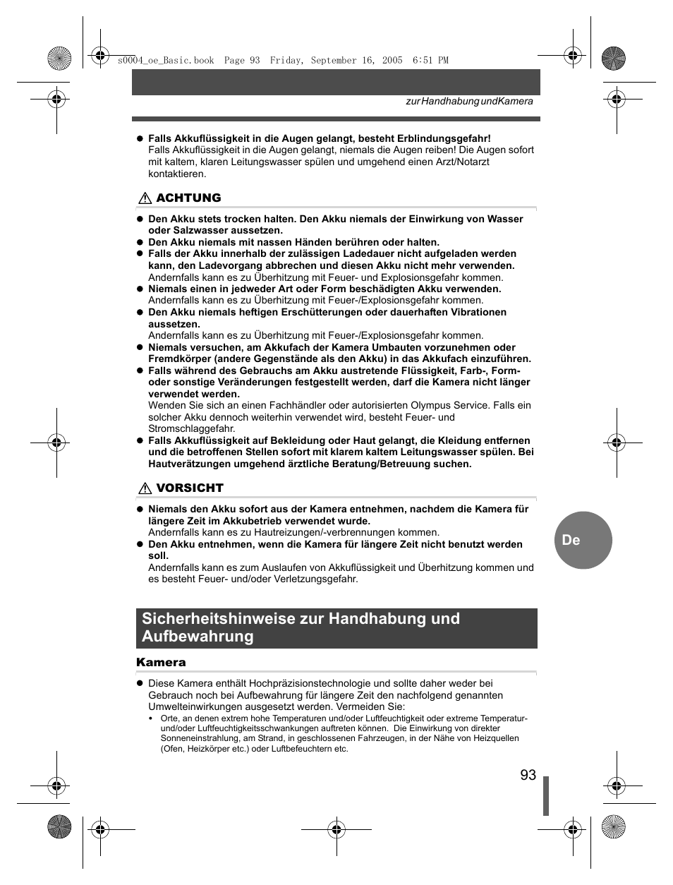 Olympus EVOLT E-500 User Manual | Page 93 / 116