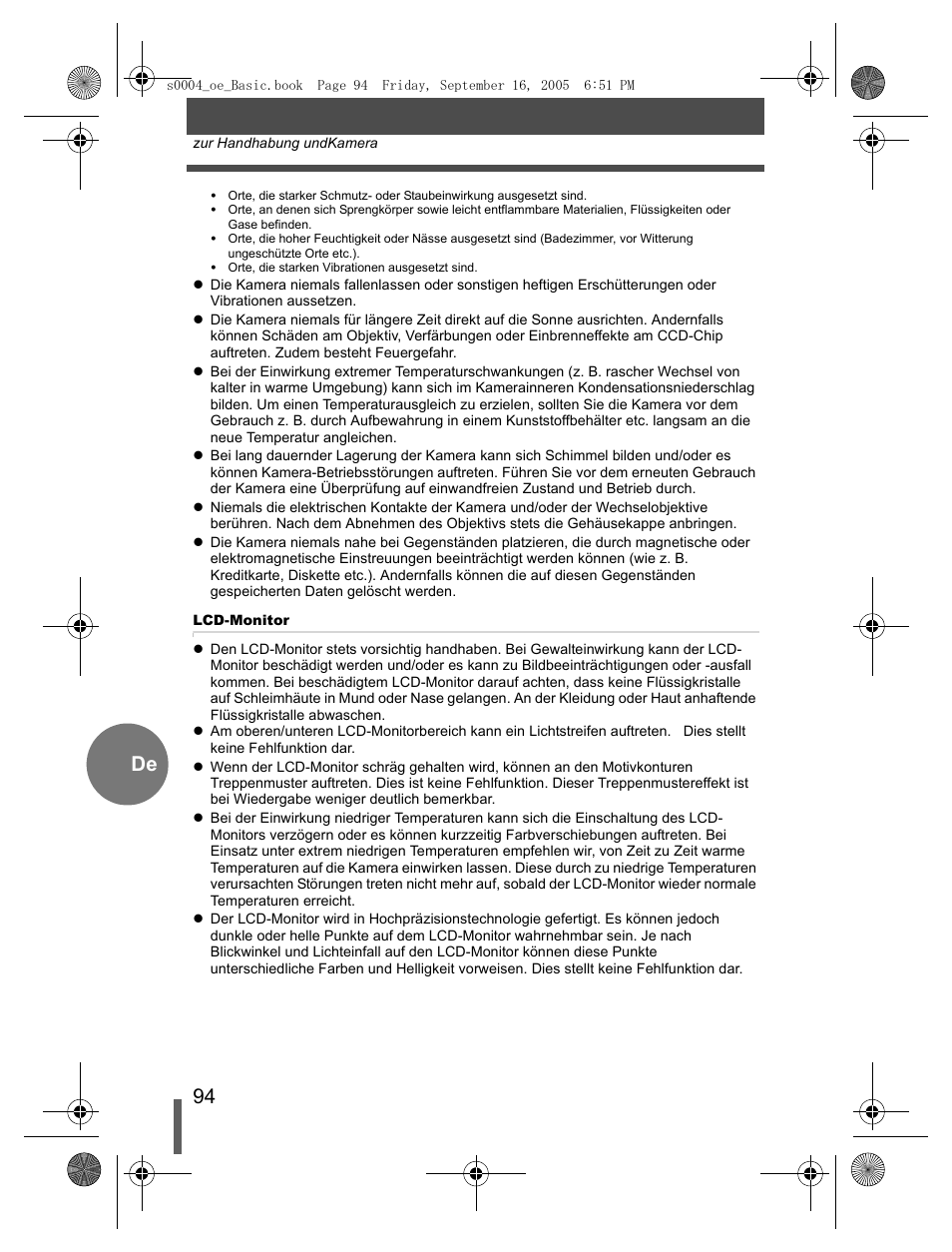 Olympus EVOLT E-500 User Manual | Page 94 / 116