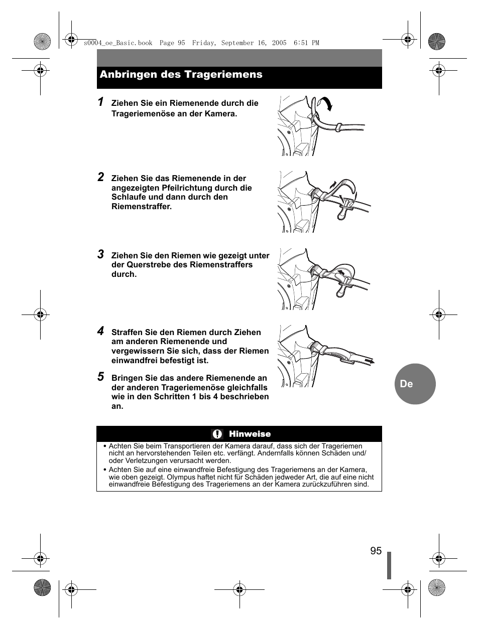 Olympus EVOLT E-500 User Manual | Page 95 / 116
