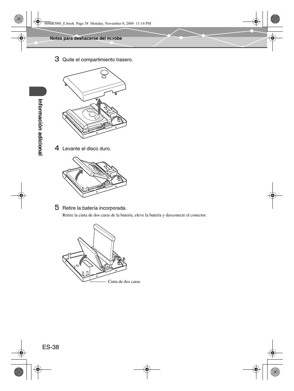 Olympus mrobe 500 User Manual | Page 122 / 132