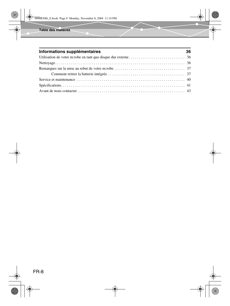 Olympus mrobe 500 User Manual | Page 50 / 132