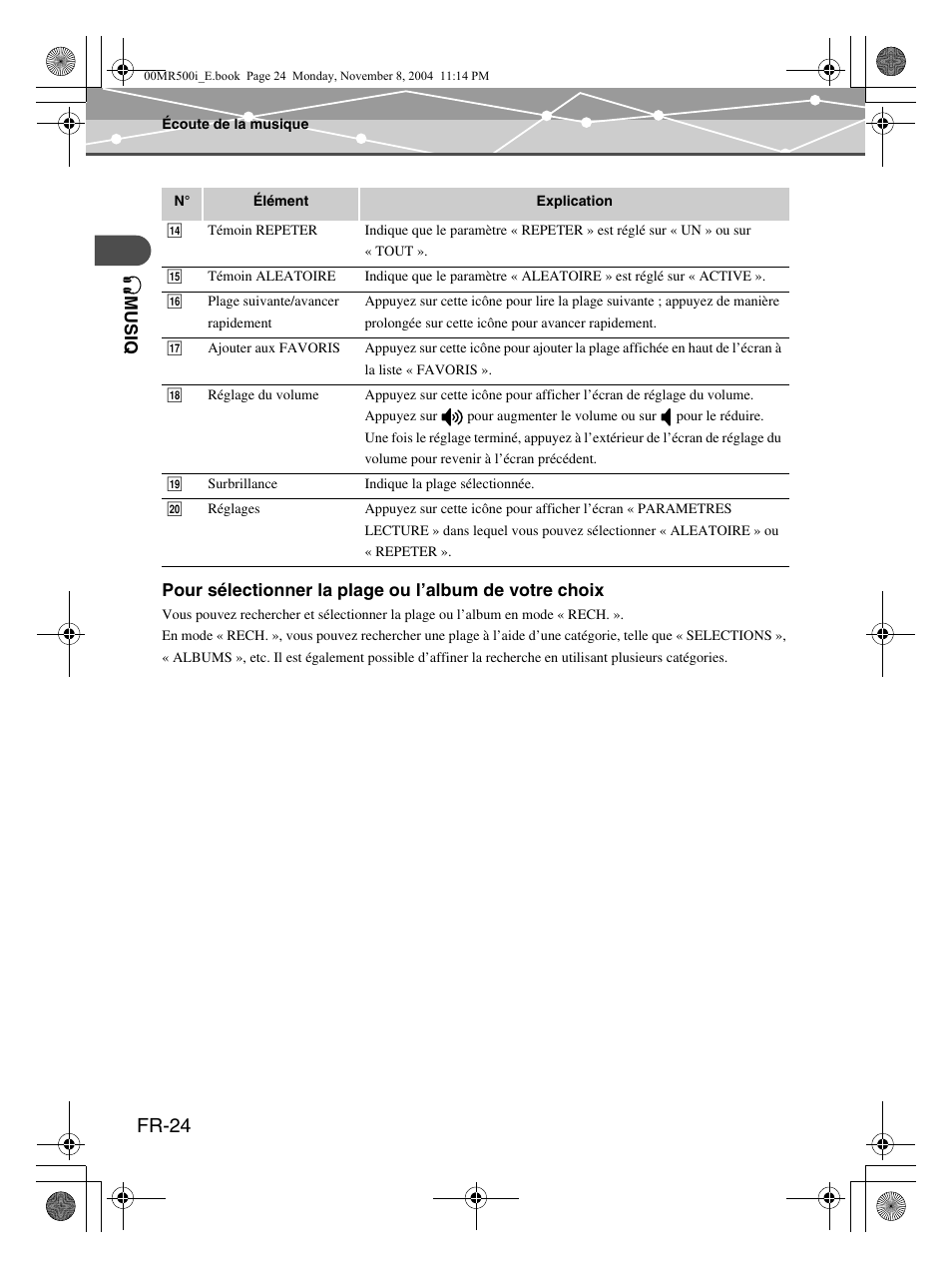 Fr-24 | Olympus mrobe 500 User Manual | Page 66 / 132