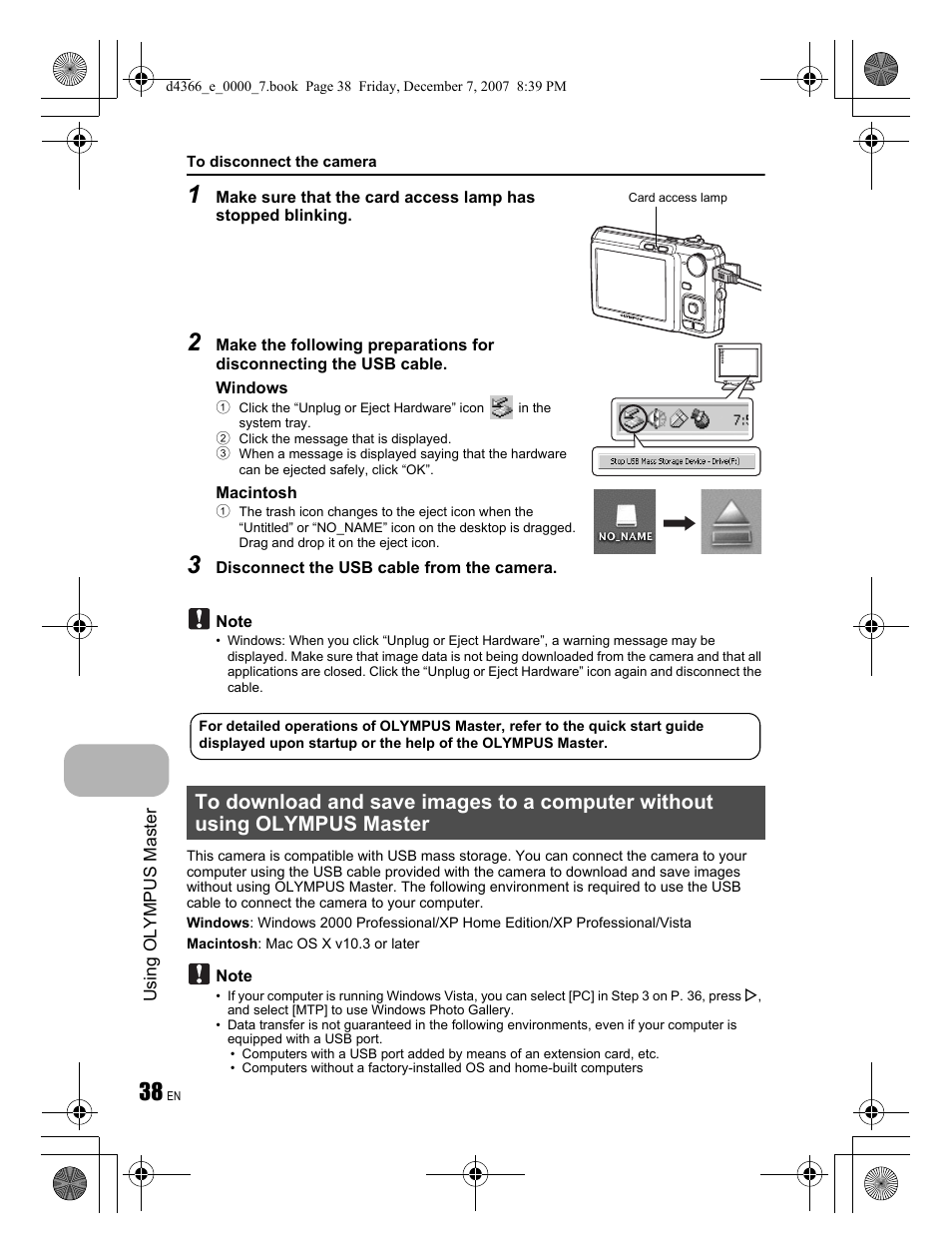 Olympus FE-330 User Manual | Page 38 / 68