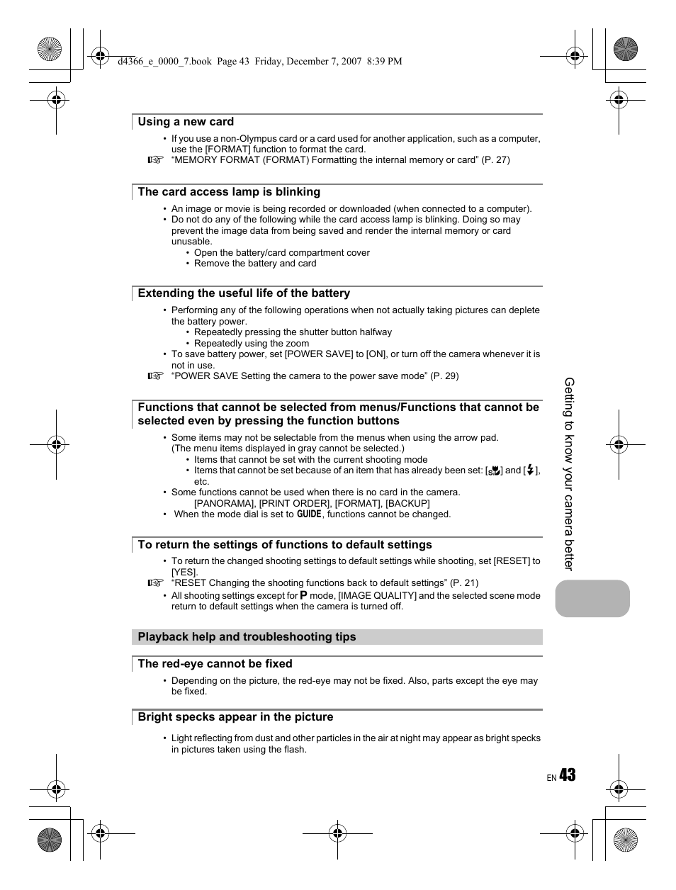 Olympus FE-330 User Manual | Page 43 / 68