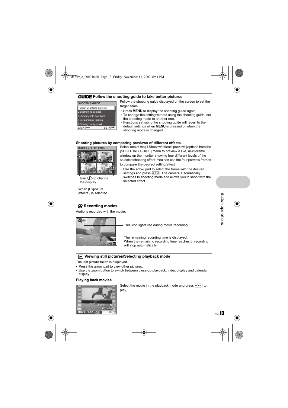 Olympus STYLUS 840 User Manual | Page 13 / 84