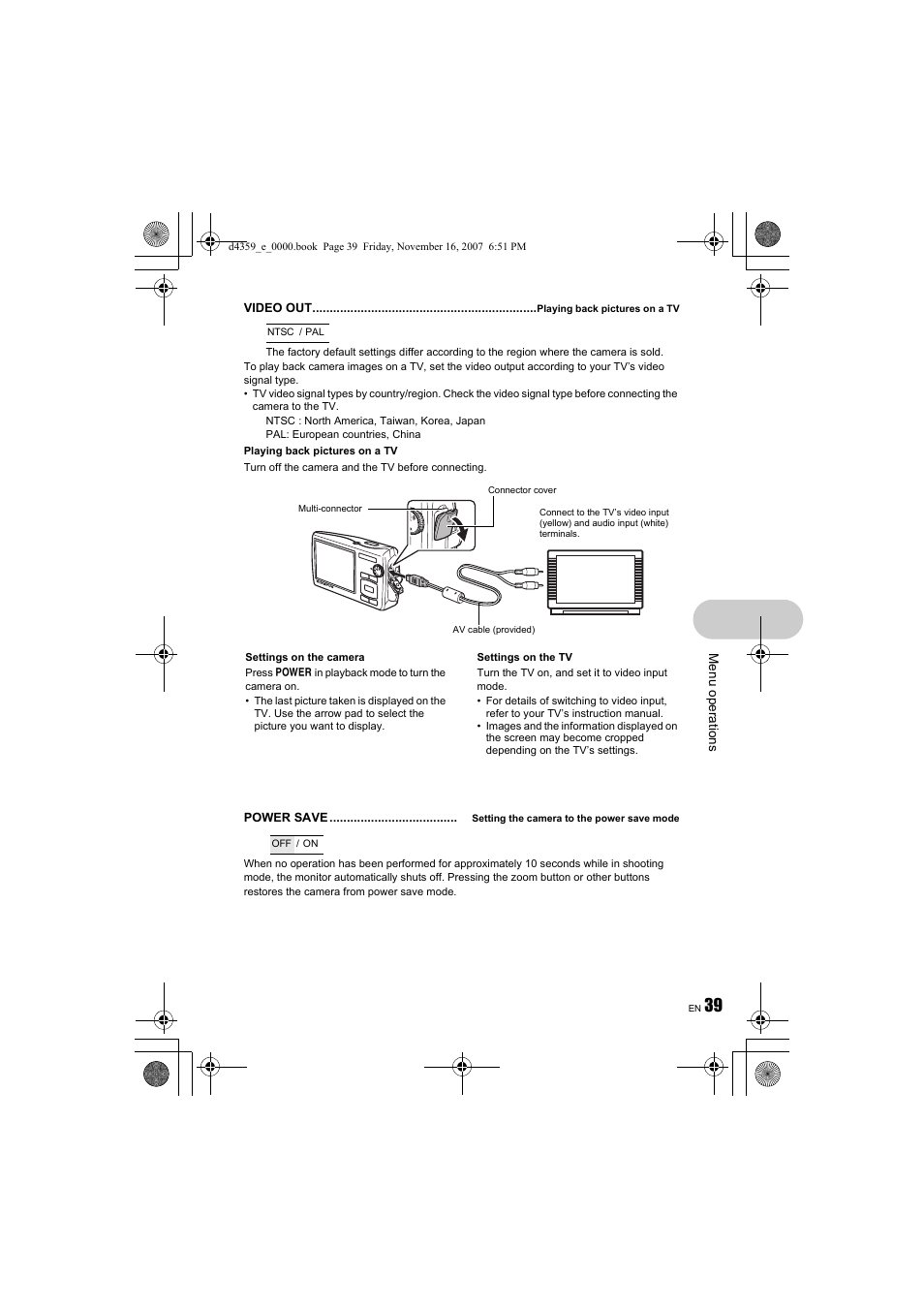 Olympus STYLUS 840 User Manual | Page 39 / 84