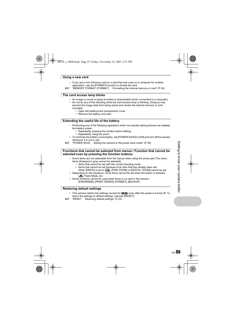 Olympus STYLUS 840 User Manual | Page 55 / 84