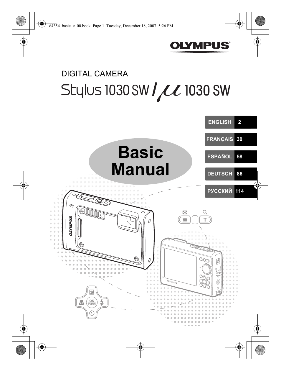 Olympus Stylus 1030 SW User Manual | 148 pages