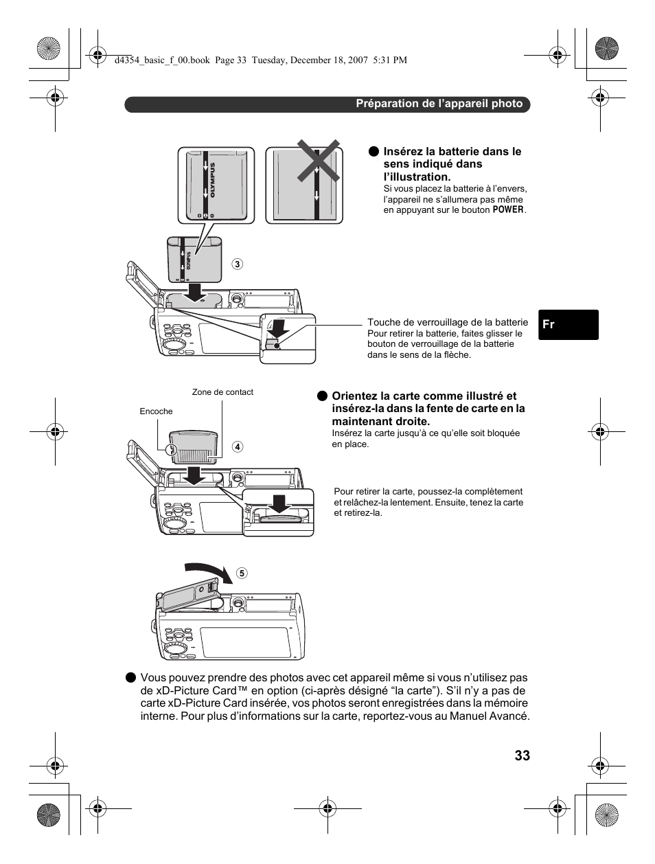 Olympus Stylus 1030 SW User Manual | Page 33 / 148