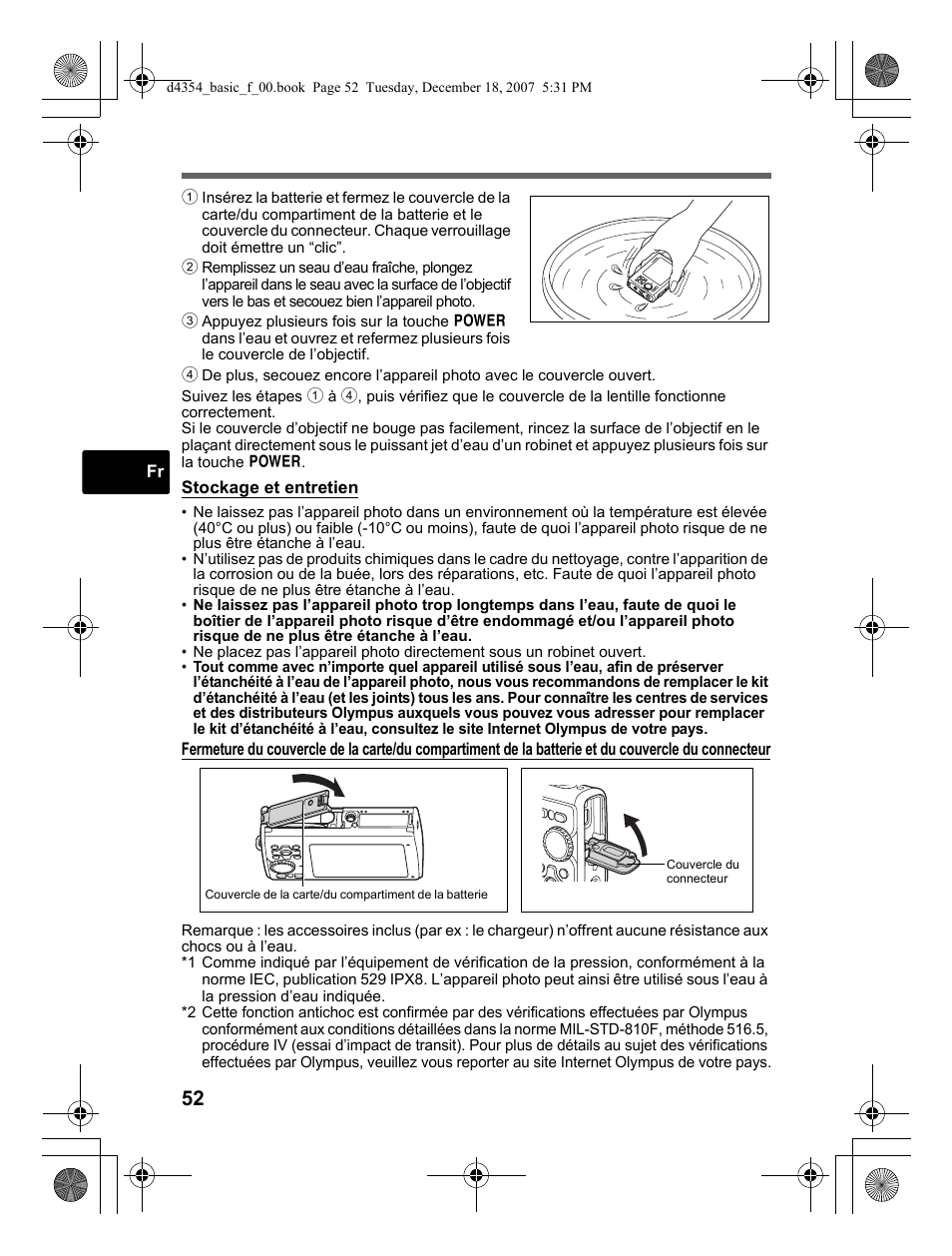 Olympus Stylus 1030 SW User Manual | Page 52 / 148