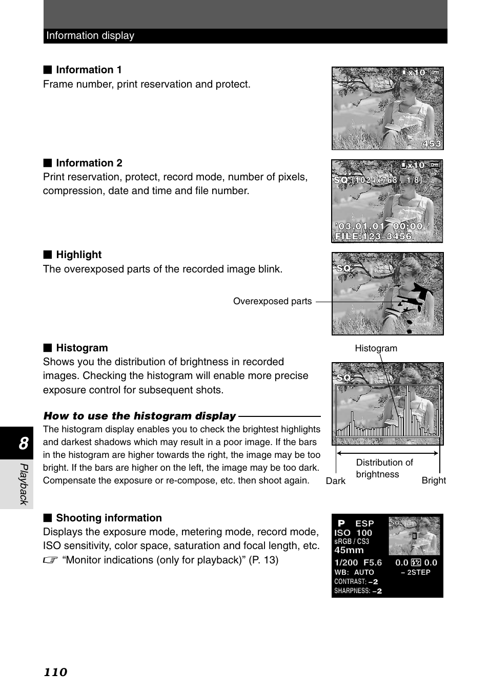 Olympus E-1 User Manual | Page 110 / 182