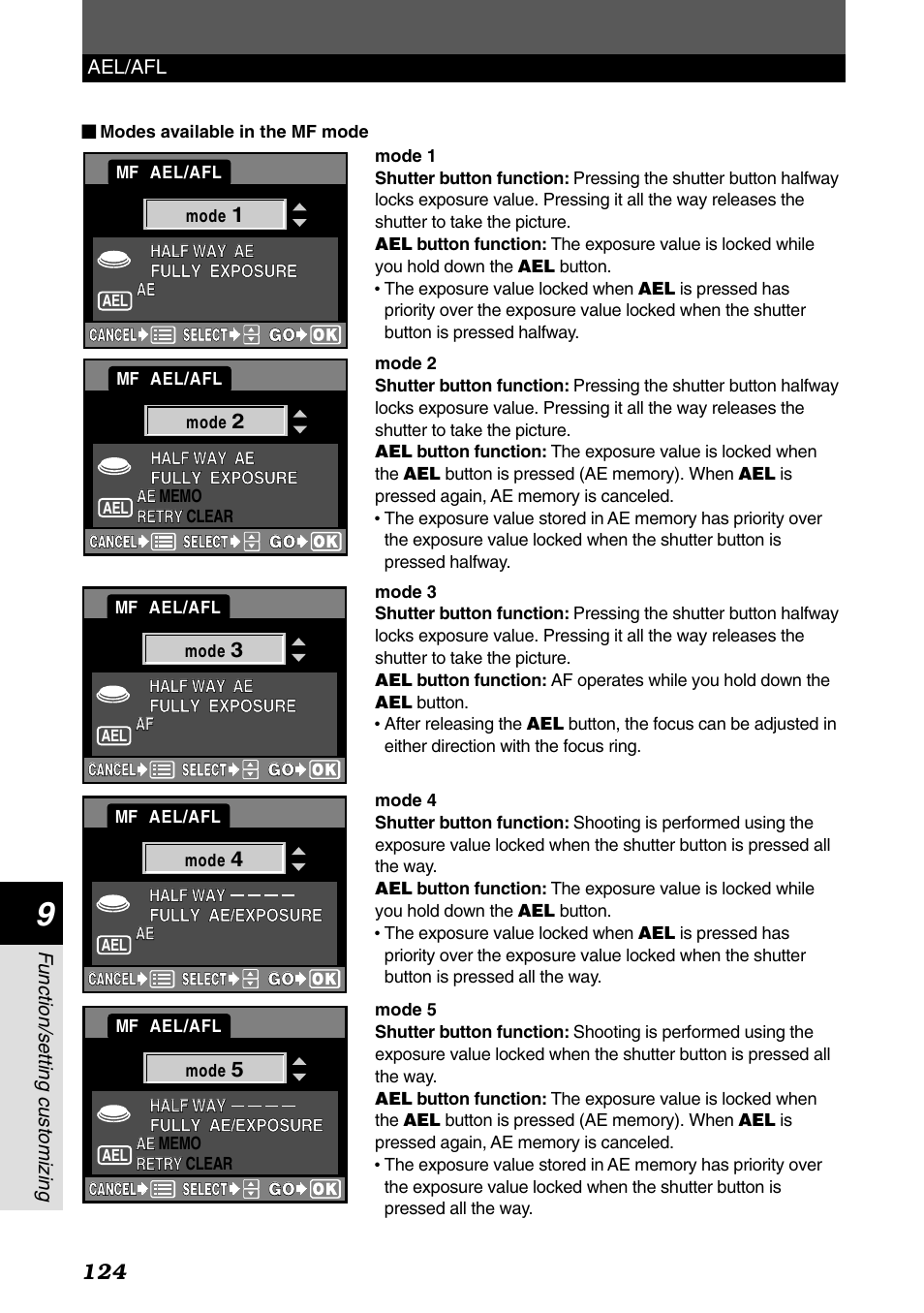 Olympus E-1 User Manual | Page 124 / 182