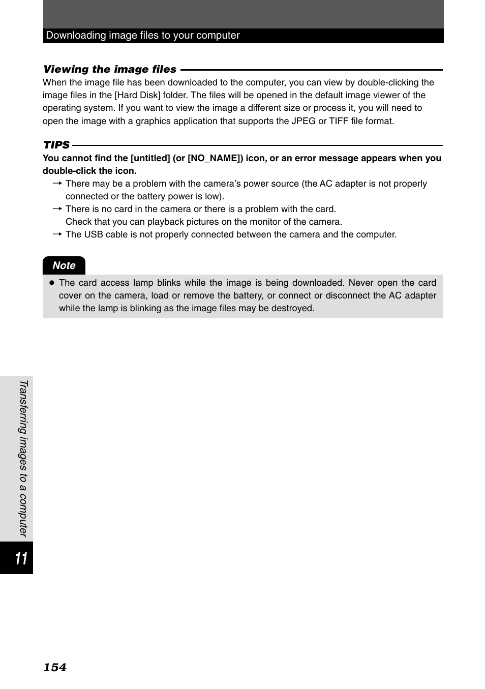 Olympus E-1 User Manual | Page 154 / 182