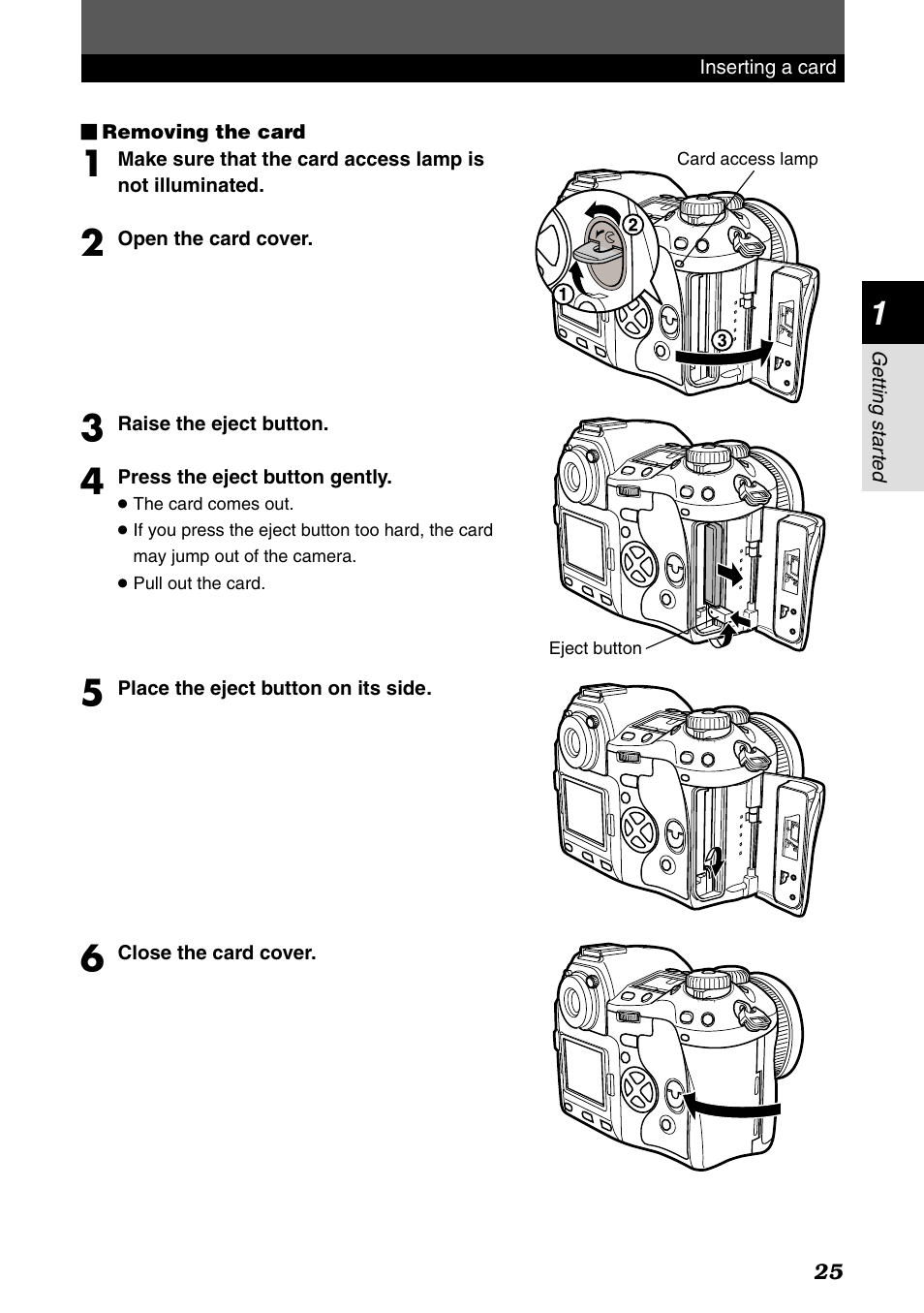 Olympus E-1 User Manual | Page 25 / 182