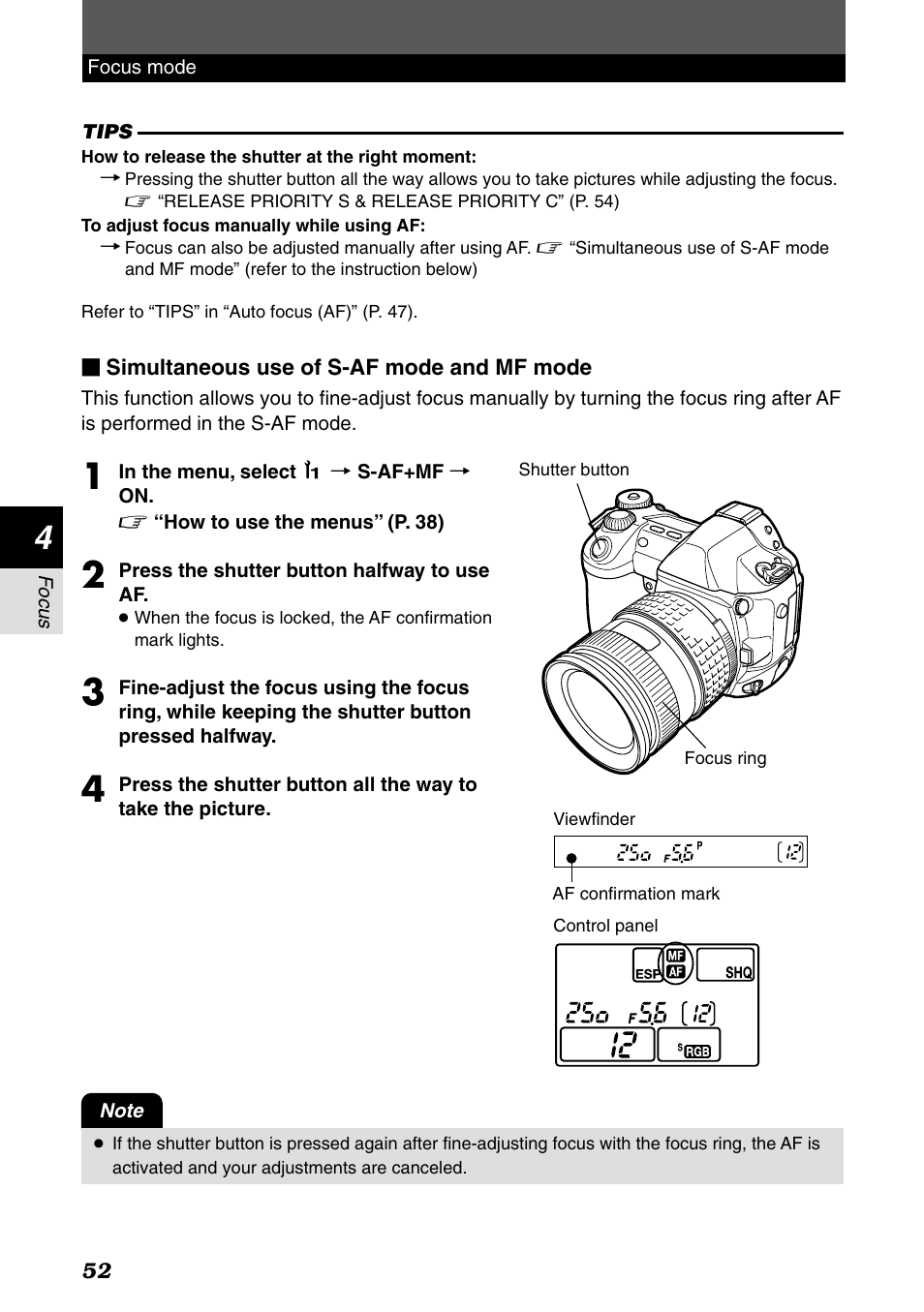 Olympus E-1 User Manual | Page 52 / 182