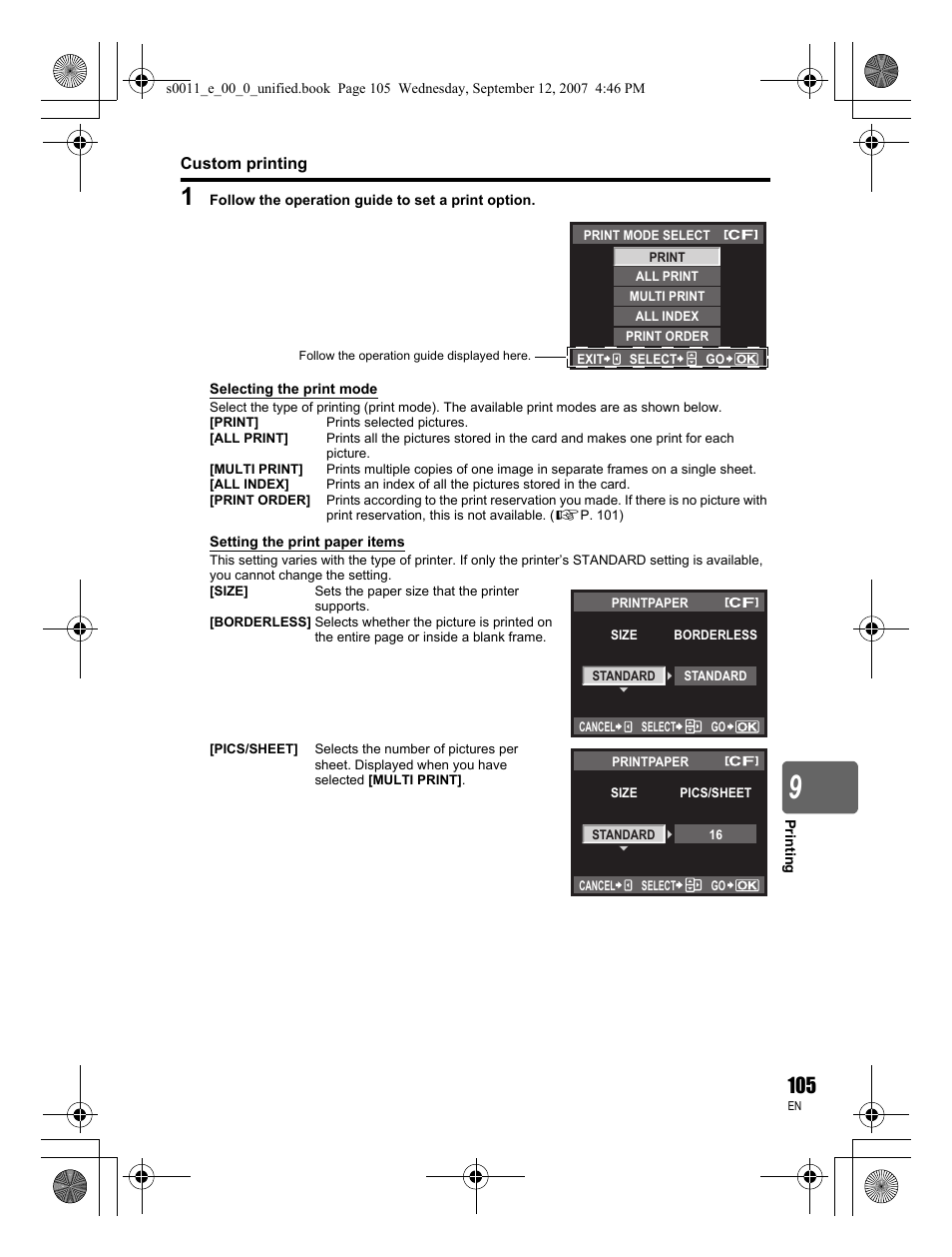 Olympus E-3 User Manual | Page 105 / 156