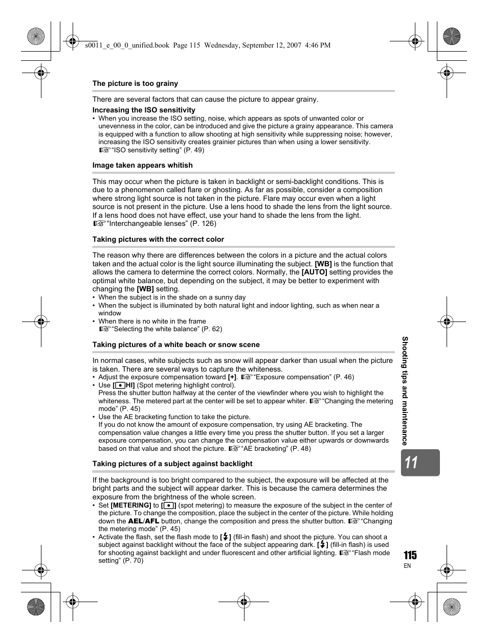 Olympus E-3 User Manual | Page 115 / 156