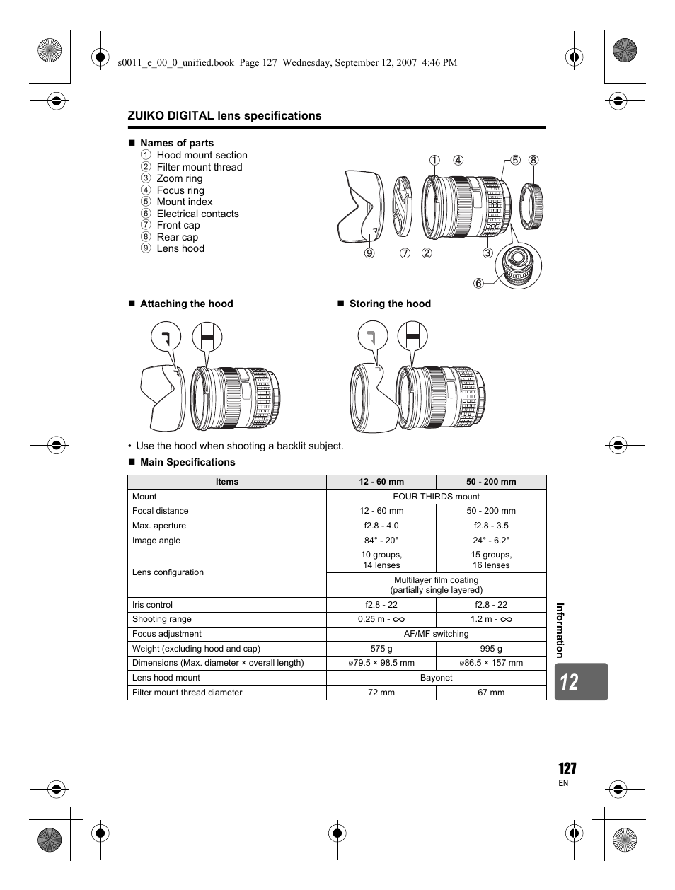 Olympus E-3 User Manual | Page 127 / 156