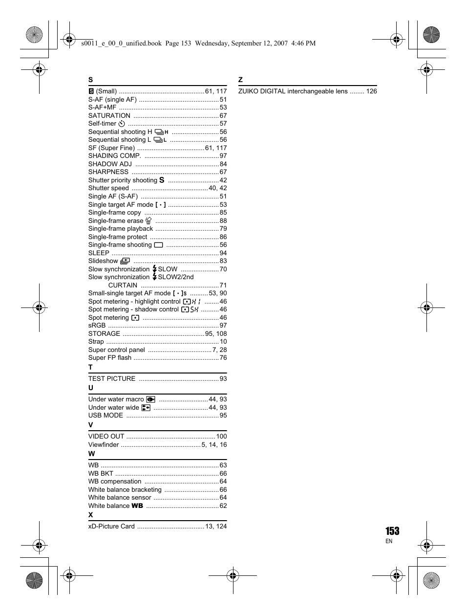 Olympus E-3 User Manual | Page 153 / 156