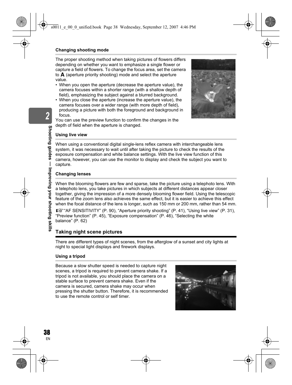 Olympus E-3 User Manual | Page 38 / 156