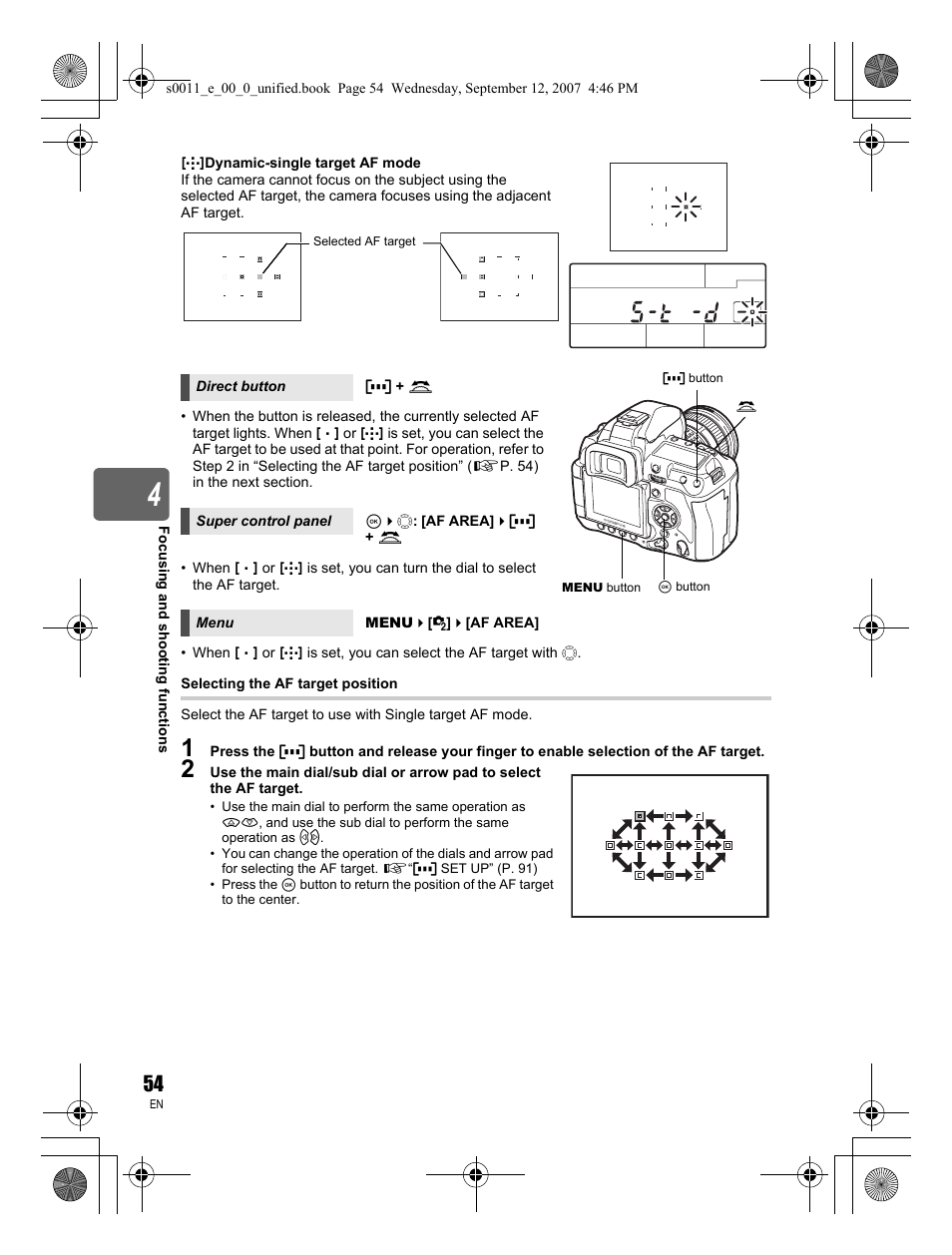 Olympus E-3 User Manual | Page 54 / 156