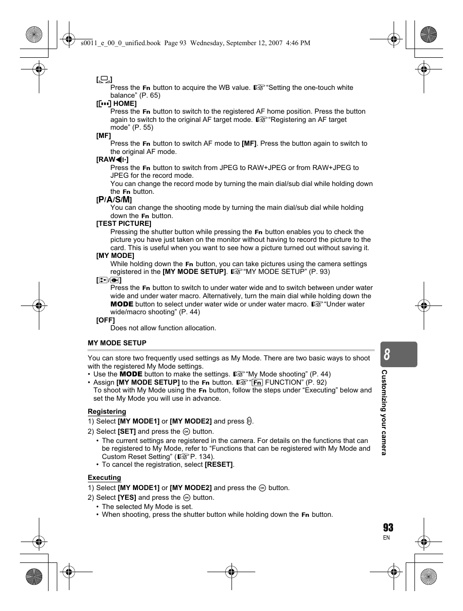 Olympus E-3 User Manual | Page 93 / 156