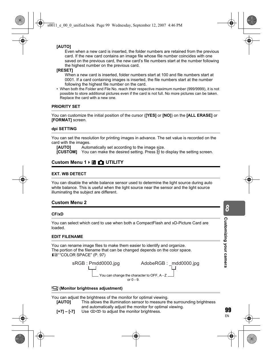 Olympus E-3 User Manual | Page 99 / 156