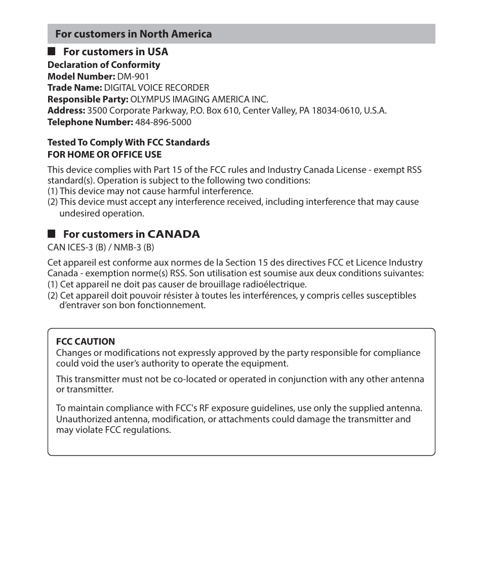 Olympus DM-901 User Manual | Page 132 / 133