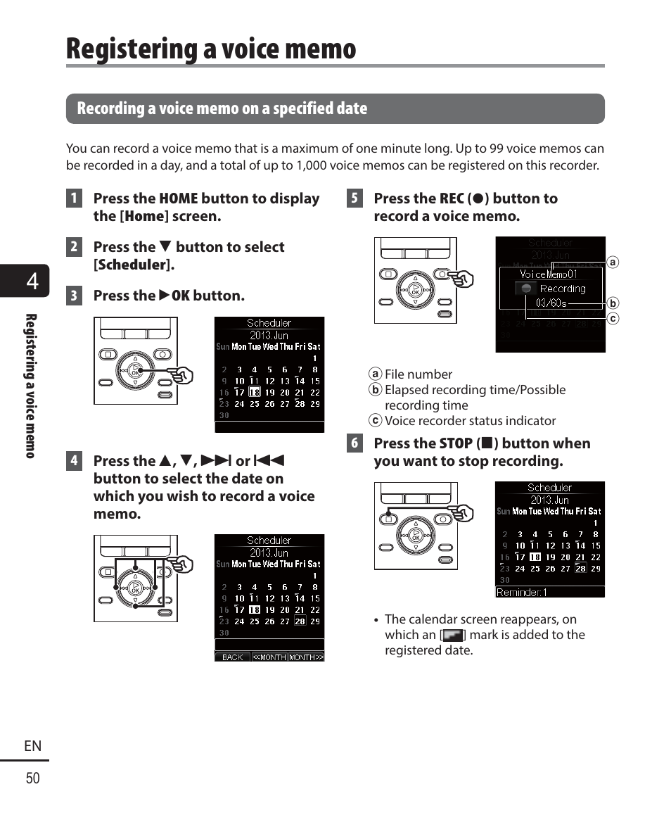 Olympus DM-901 User Manual | Page 50 / 133