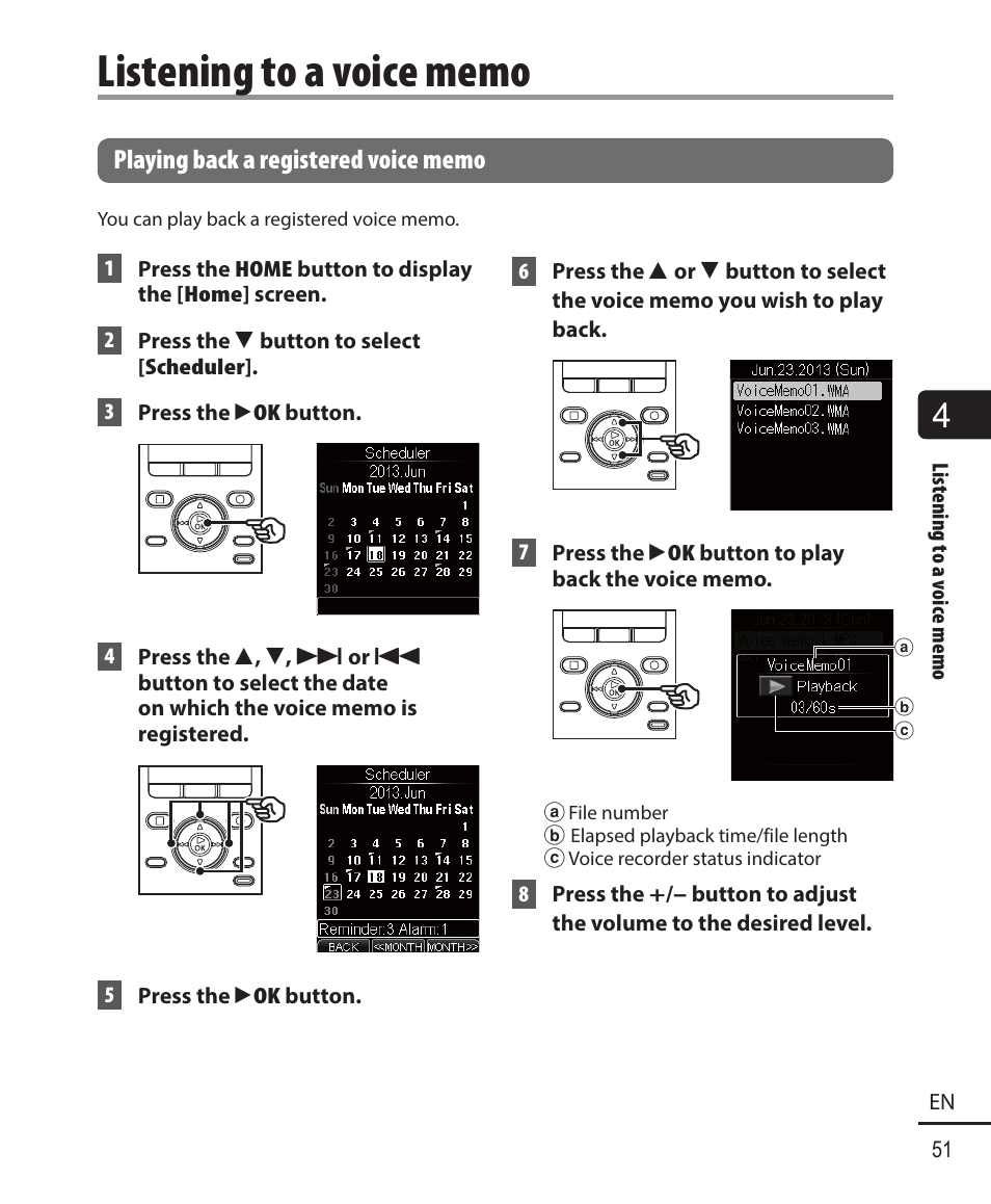 Olympus DM-901 User Manual | Page 51 / 133