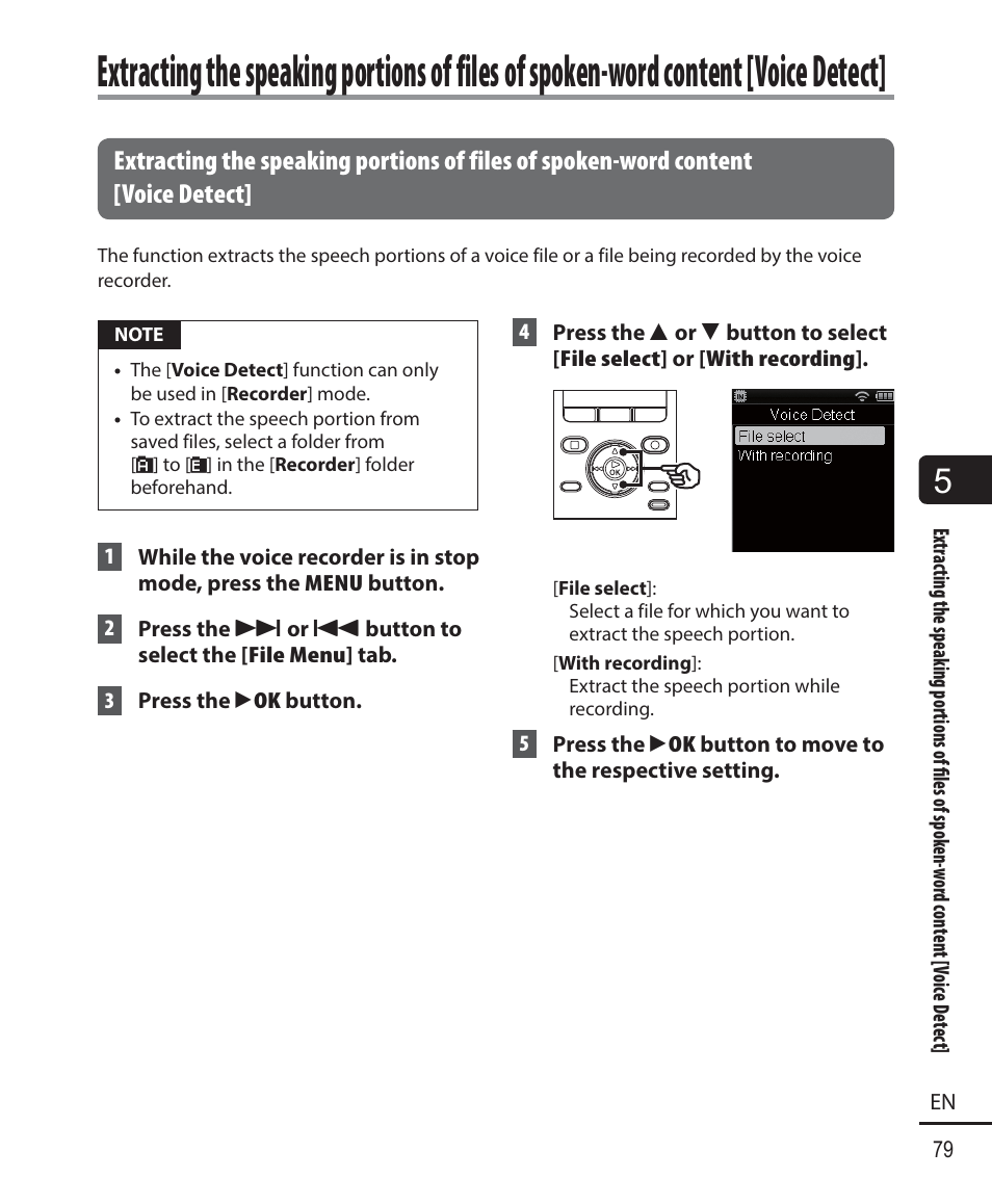 Olympus DM-901 User Manual | Page 79 / 133